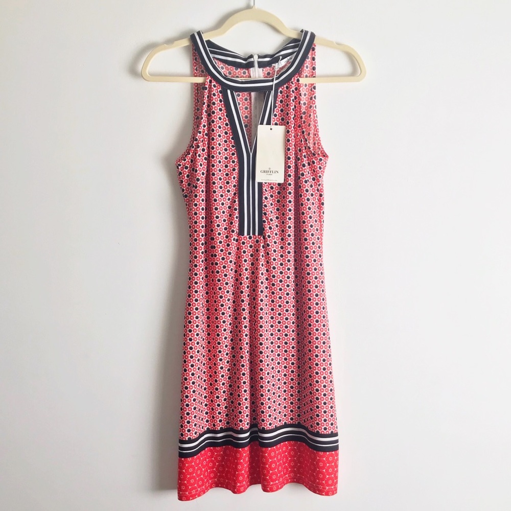 Grifflin Paris halter dress, small, NWT